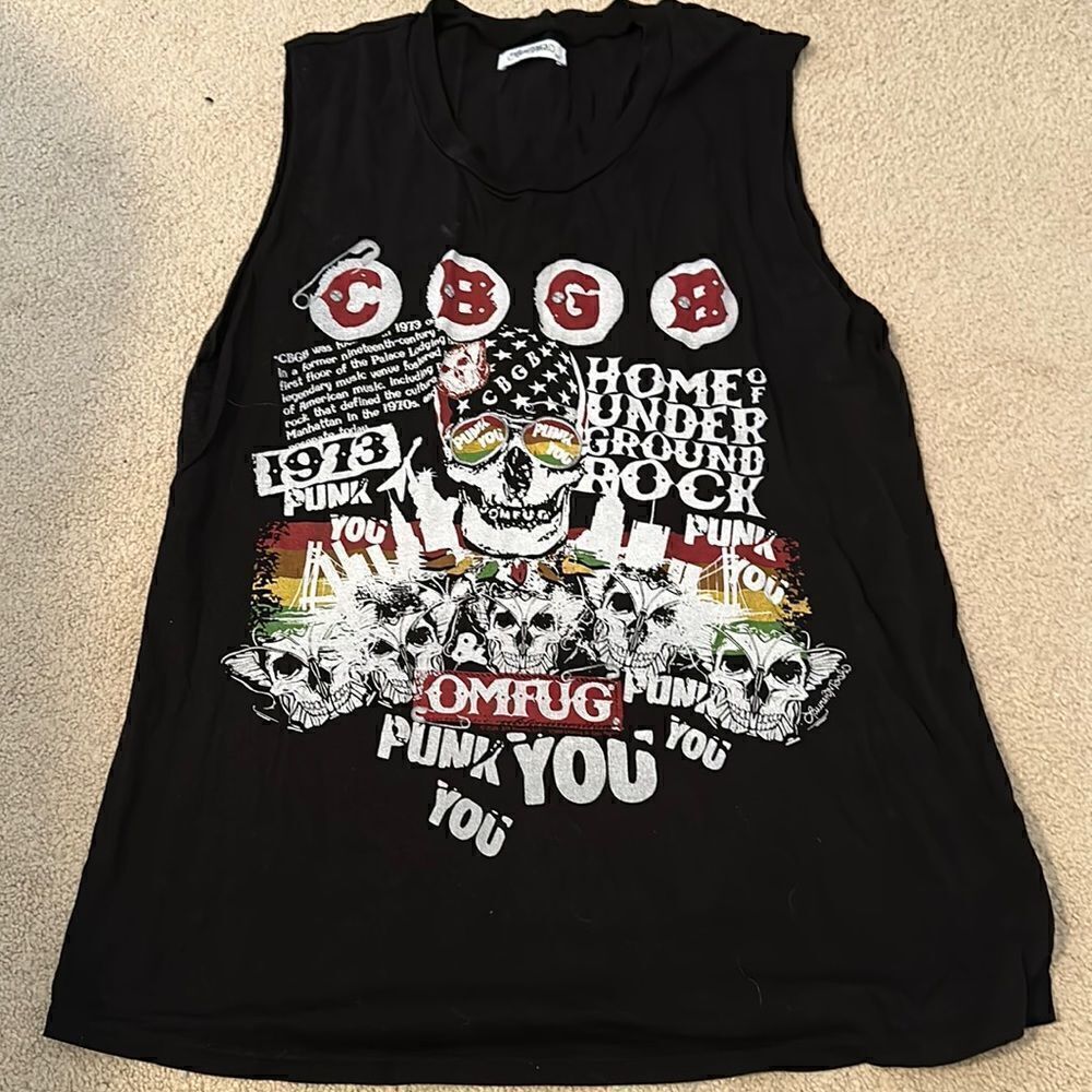 Lauren Moshi Graphic Tank XS